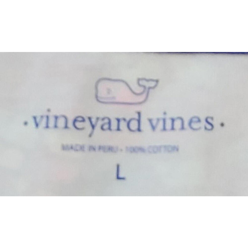 Vineyard Vines Royal Blue Whale Logo Shirt Zip Neck Pullover Women's Size Large - Picture 7 of 10